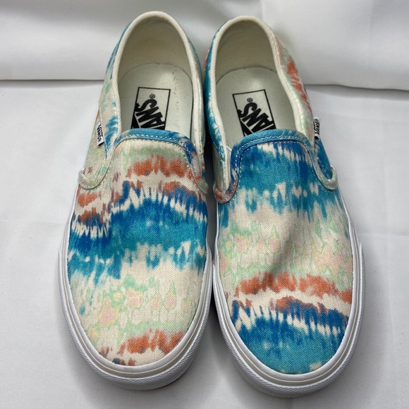 Vans Women's Asher Slip On Sneaker Tie Dye Size 6.5 - Picture 6 of 16